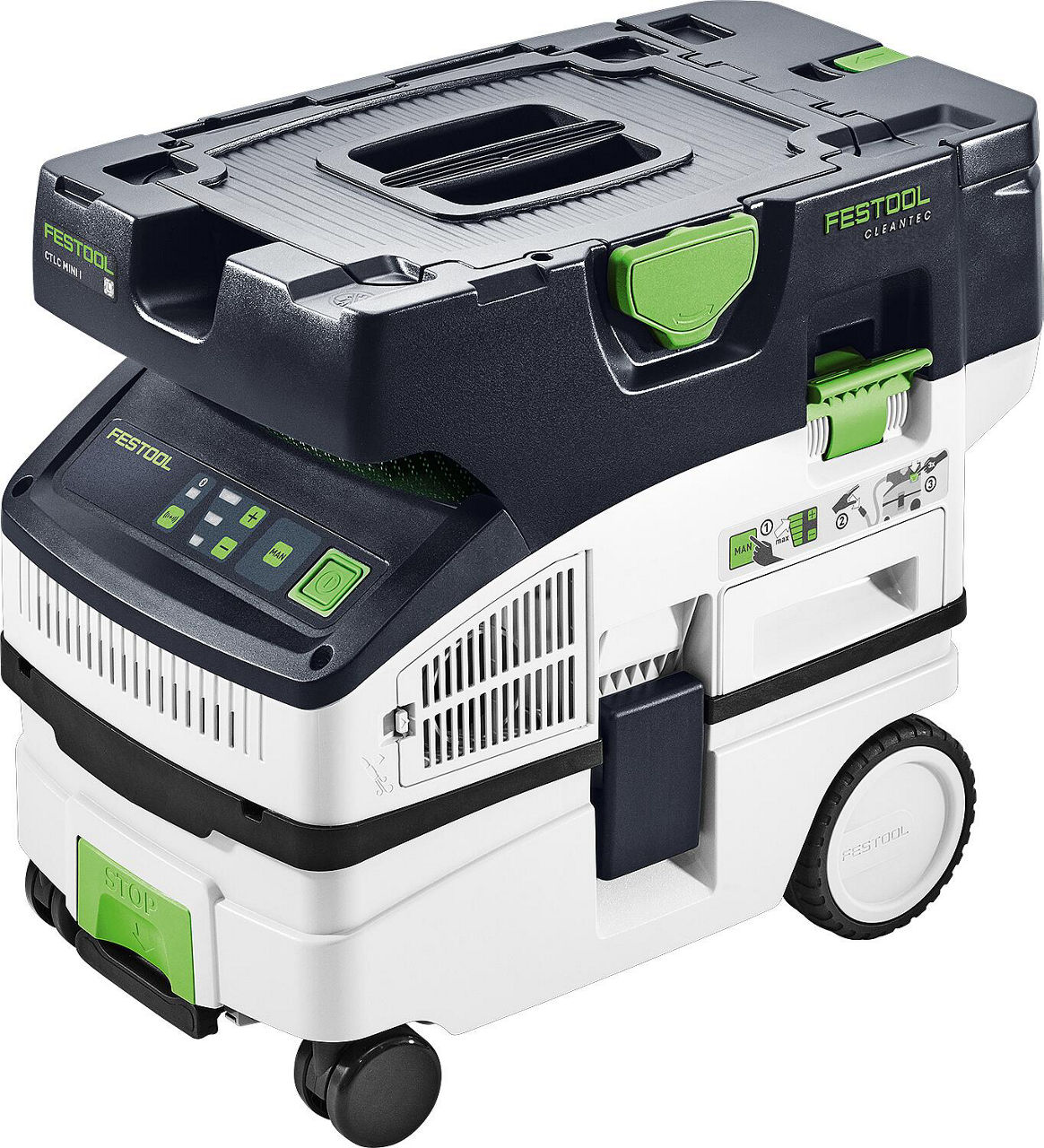 Akku Nass- und Trockensauger Festool 2 x 18V CTLC MINI I-Basic, L-Klasse, ohne Akkus und Ladegerät Akku Nass- und Trockensauger Festool 2 x 18V CTLC MINI I-Basic, L-Klasse, ohne Akkus und Ladegerät