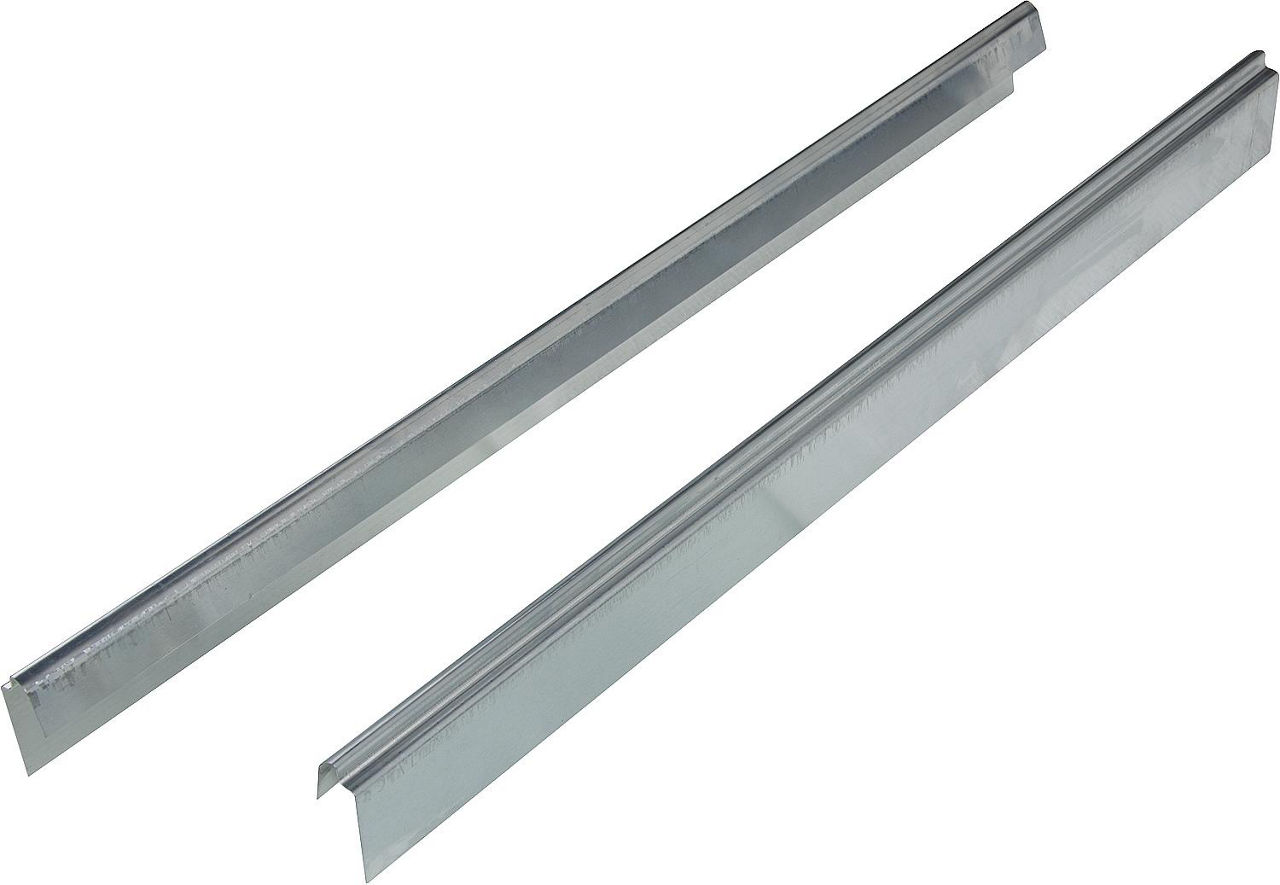 Verlängerung f. Übersteckrahmen Titanzink, Kamineinfassung,Länge 680mm, VPE=2Stück