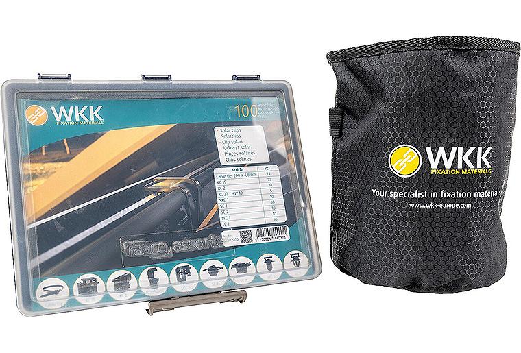 Solarclip-Sortiment , 100-teilig mit Werkzeugtasche