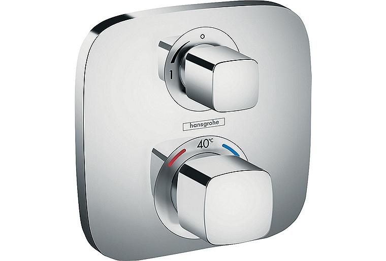 UP-Thermostat Hansgrohe Ecostat E Fertigset 1 Verbraucher chrom UP-Thermostat Hansgrohe Ecostat E Fertigset 1 Verbraucher chrom