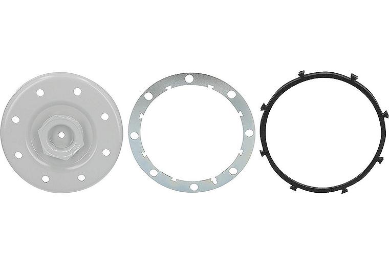 Flansch mit DN 40 (11/2") IG Größe 195mm, Lochmaß 53,5.mm, 8 Bohrungen