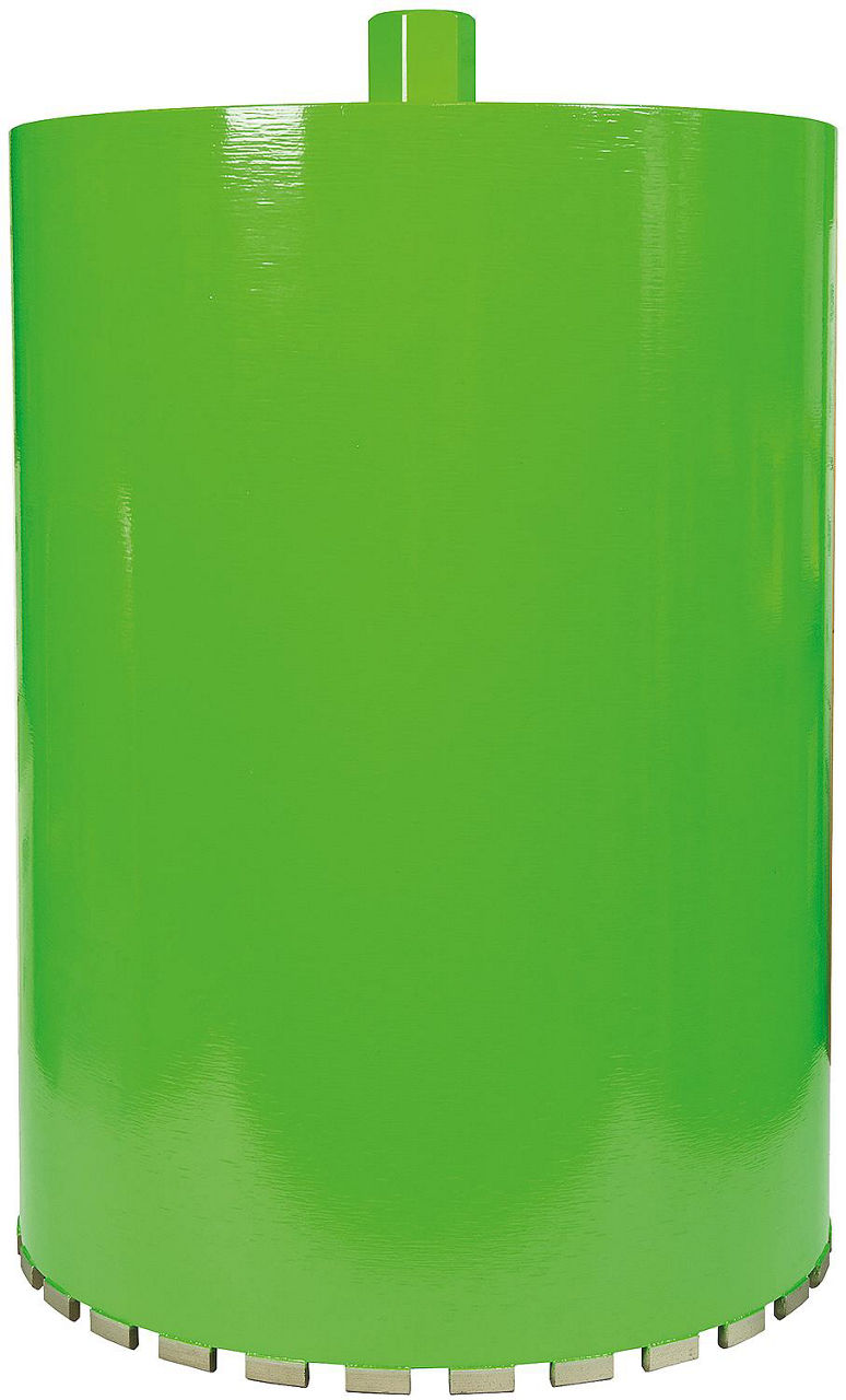 Diamant-Nass-Bohrkrone Eibenstock 1 1/4", Ø 350mm, Länge: 450mm, 28 Segmente Diamant-Nass-Bohrkrone Eibenstock 1 1/4", Ø 350mm, Länge: 450mm, 28 Segmente