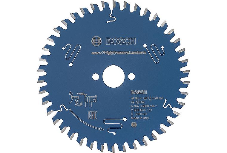 Kreissägeblatt Bosch für HPL-Platten und Verbundwerkstoffe 140x20mm Kreissägeblatt Bosch für HPL-Platten und Verbundwerkstoffe 140x20mm