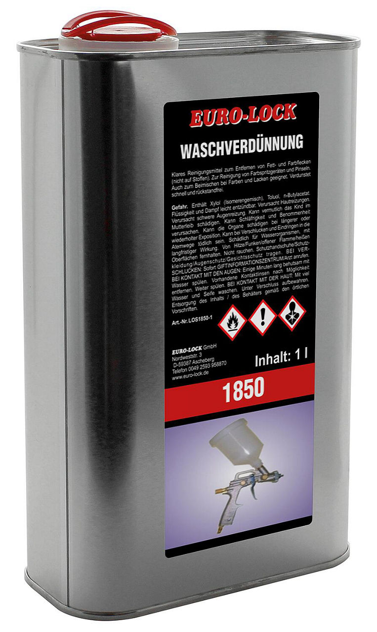 Waschverdünnung EURO-LOCK LOS 1850, 1l Kanister Waschverdünnung EURO-LOCK LOS 1850, 1l Kanister