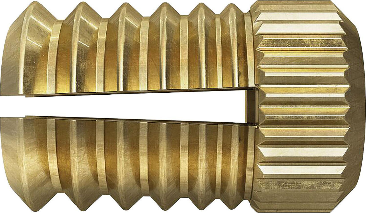 Messingdübel PA 4 M6/10,5 VPE 100