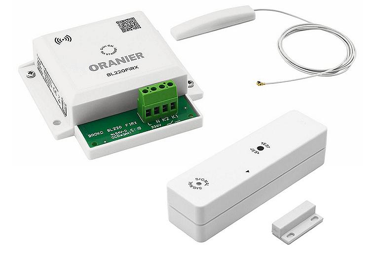 Unterdruckwächter-System-Set Oranier Einbau-Funkempfänger und Fensterkontaktschalter