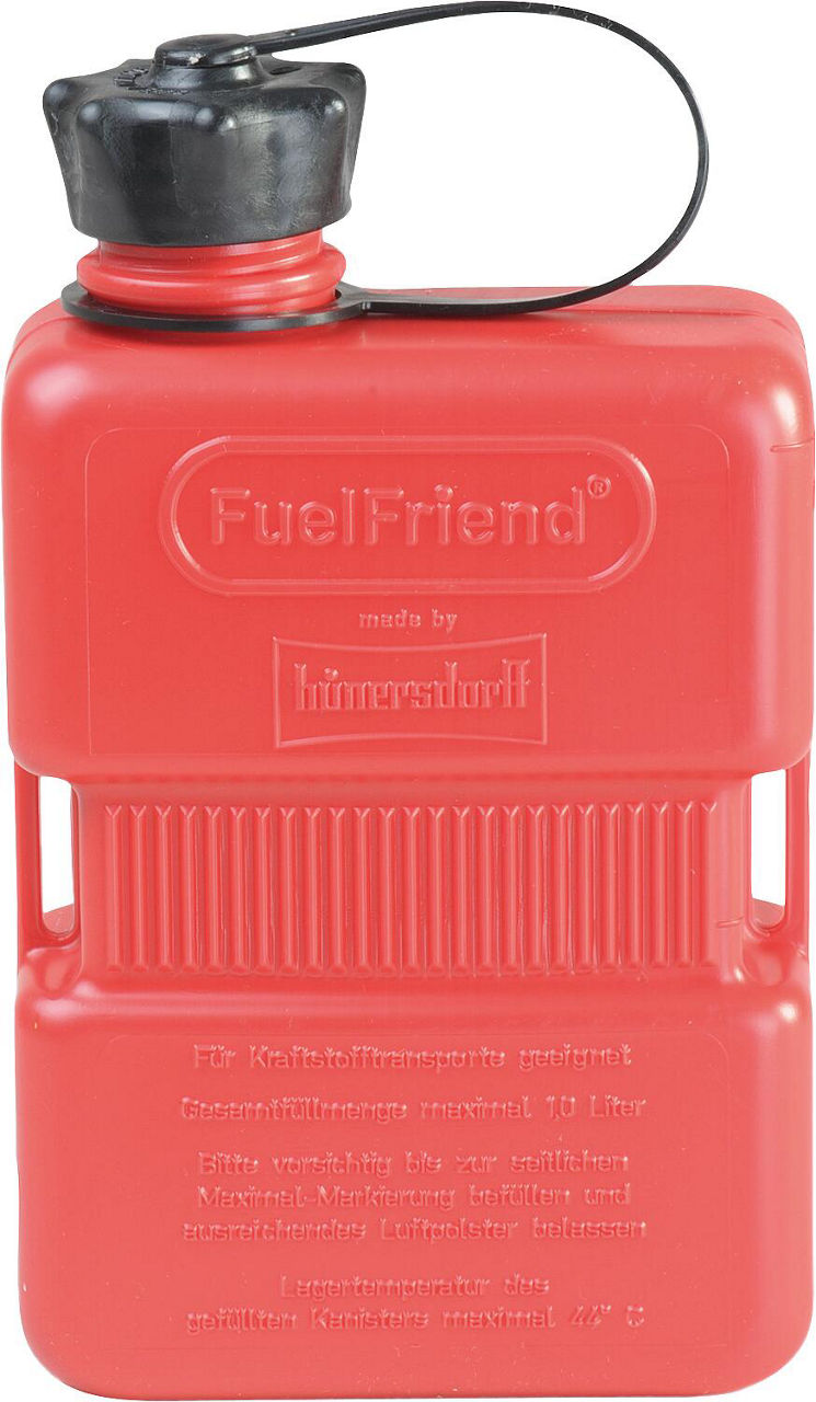Kanister FuelFriend PLUS 1,0l rot, mit schwarzer Verschraubung Kanister FuelFriend PLUS 1,0l rot, mit schwarzer Verschraubung