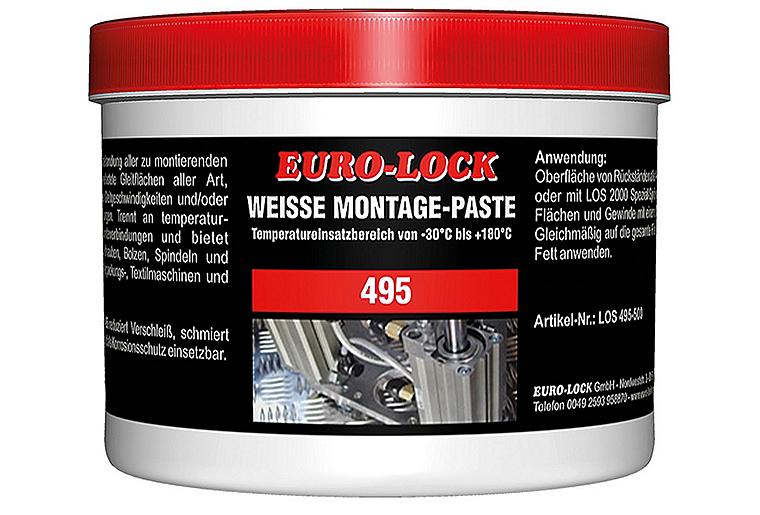 Weiße Montage-Paste EURO-LOCK LOS 495, 500g Dose Weiße Montage-Paste EURO-LOCK LOS 495, 500g Dose
