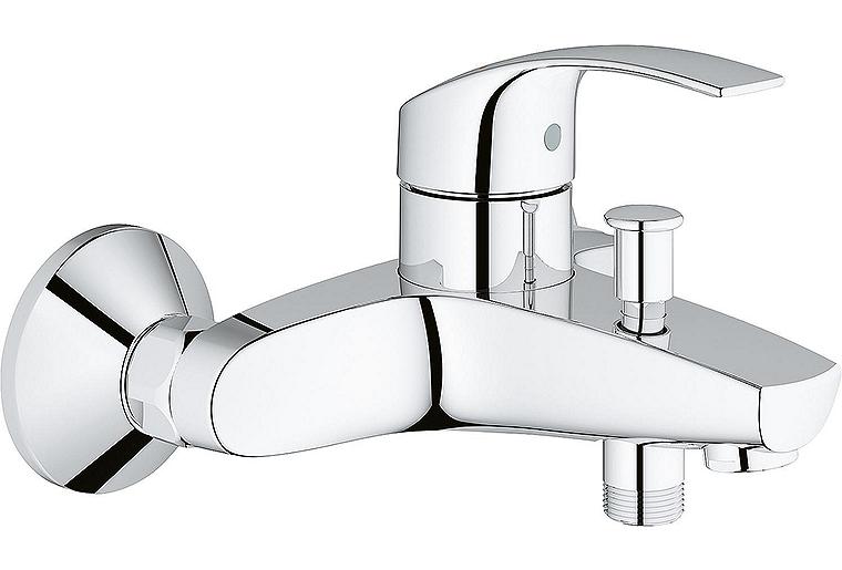 AP-Wannenmischer Grohe Eurosmart Standard Ausladung 188 mm chrom AP-Wannenmischer Grohe Eurosmart Standard Ausladung 188 mm chrom