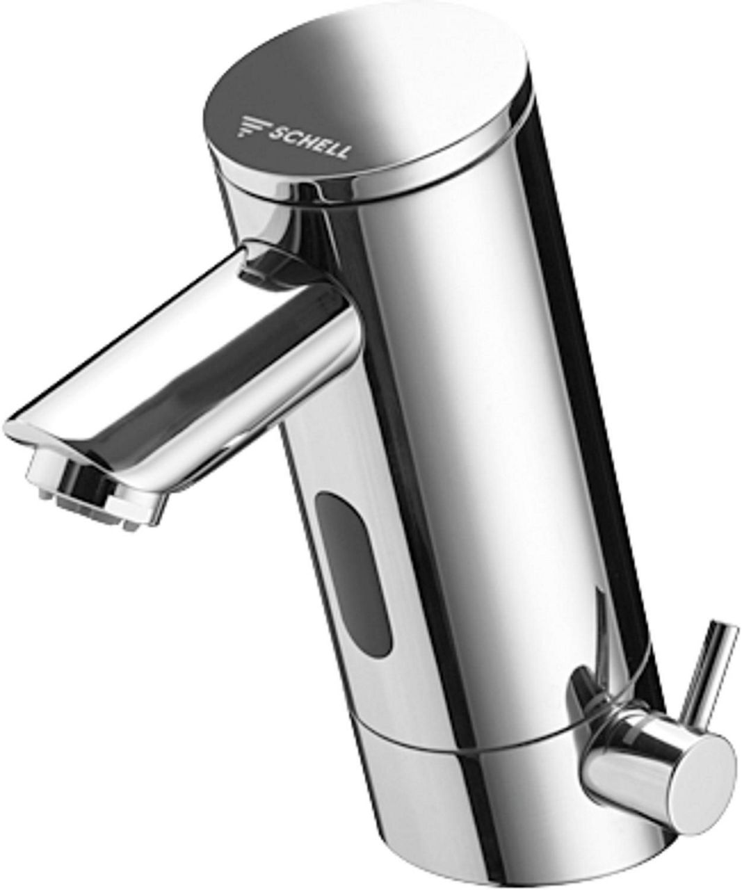 Waschtischmischer Schell Puris E HD-M Netzbetrieb Ausladung 130 mm chrom Waschtischmischer Schell Puris E HD-M Netzbetrieb Ausladung 130 mm chrom