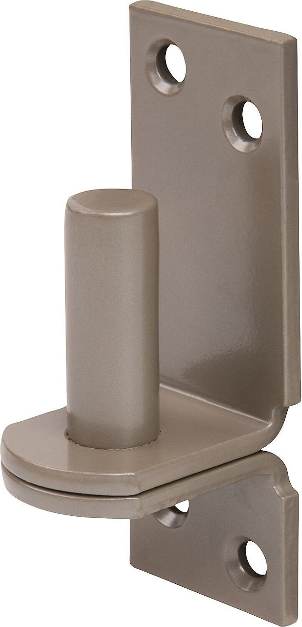 Kloben auf Platte DURAVIS® ⌀ 16 mm, DI-Haken, Material: Stahl, blau verzinkt, Oberfläche: perlbeige RAL 1035