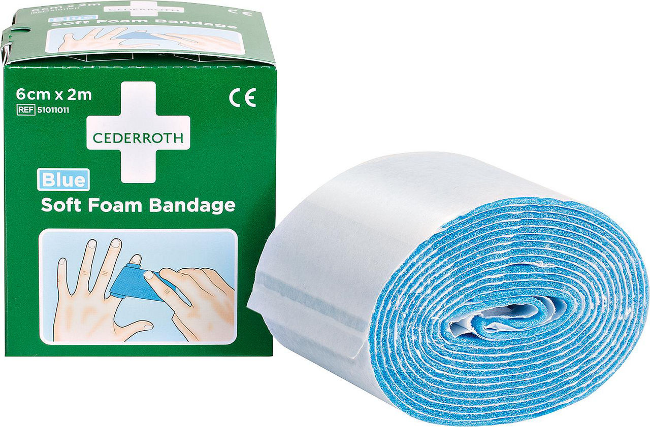 Wund-Schnell/Schaumverband Cederroth Blau 2000x60mm Wund-Schnell/Schaumverband Cederroth Blau 2000x60mm