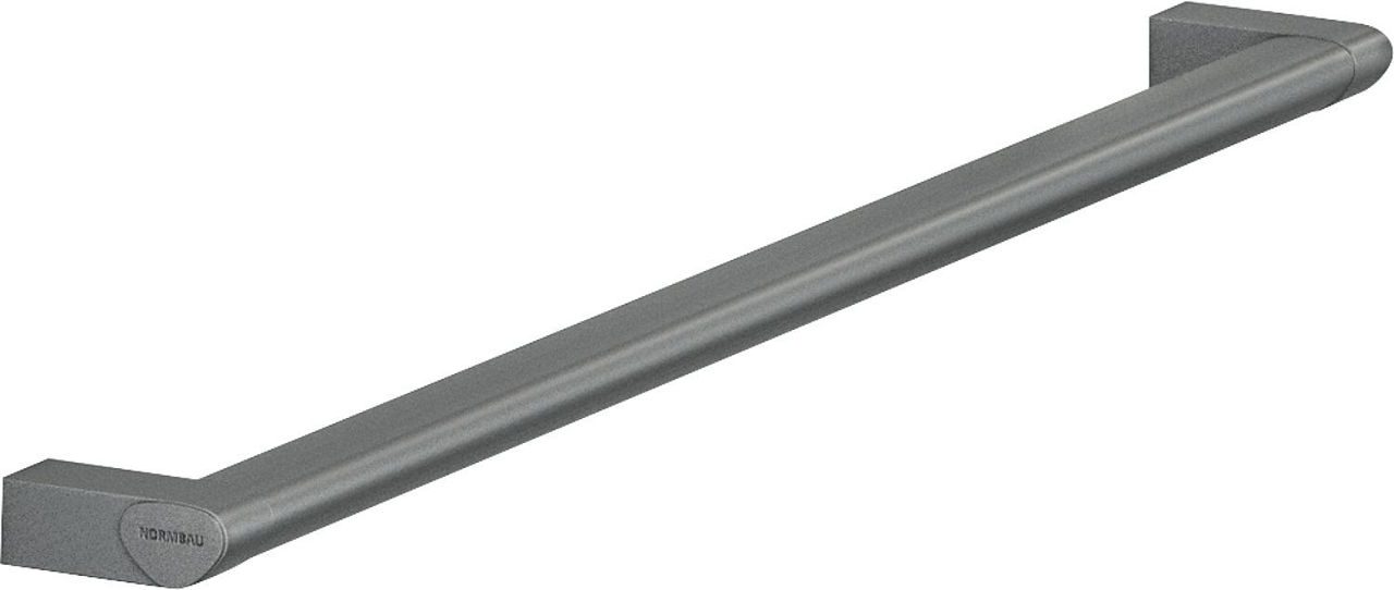 Haltegriff Serie Cavere aus Alu., Anthrazit-Metallic 95, Achsmaß 600mm, mit Befestigungsmaterial