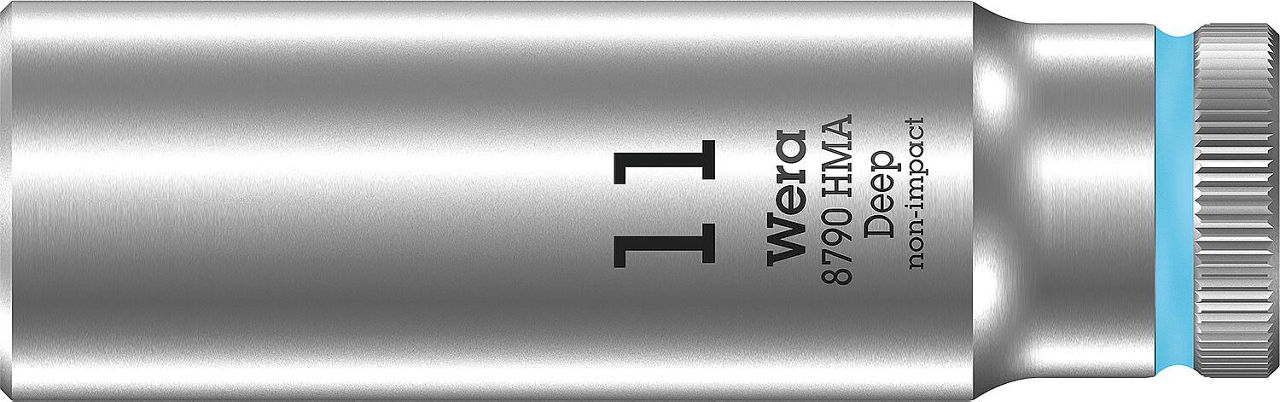 Außensechskant-Steckschlüsseleinsatz Wera 8790 HMA Deep mit 1/4"-Antrieb, metrisch, lang, SW 11,0 x 50 mm Außensechskant-Steckschlüsseleinsatz Wera 8790 HMA Deep mit 1/4"-Antrieb, metrisch, lang, SW 11,0 x 50 mm
