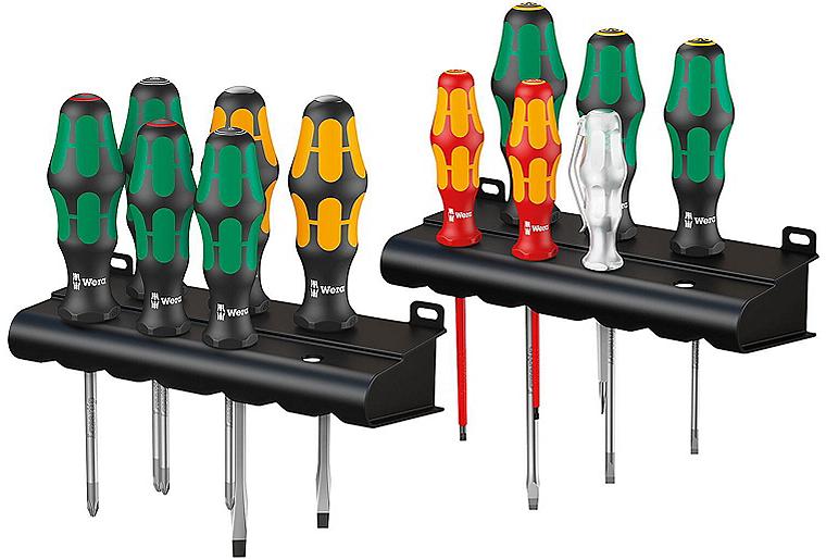 Schraubendreher-Satz Wera Kraftform XXL, Rack, 12-teilig