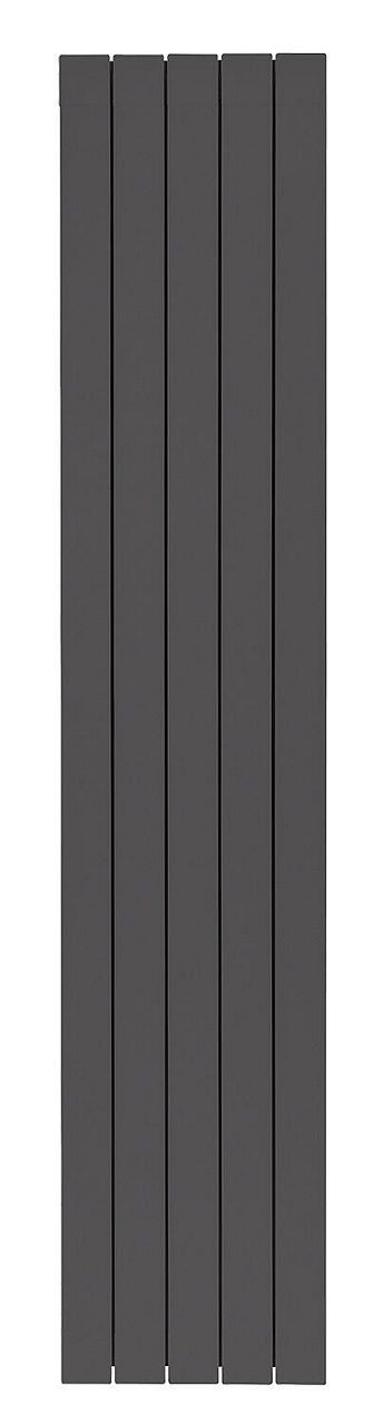 Aluminium-Heizkörper Garda S90 Typ 1800-5 Gleider, Farbe Slate Grey (Schiefergrau) RAL 7015 Matt