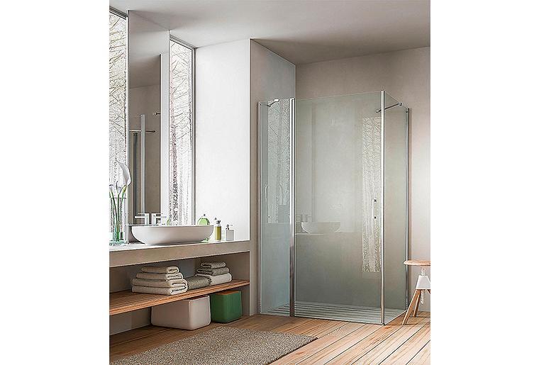 Eck-Duschkabine Eloa 2.0 T.1175-1190 W.975-990 mm H: 1950 mm 6 mm Glas ETC Dreht. + Fixt u. Seitenw. Eck-Duschkabine Eloa 2.0 T.1175-1190 W.975-990 mm H: 1950 mm 6 mm Glas ETC Dreht. + Fixt u. Seitenw.