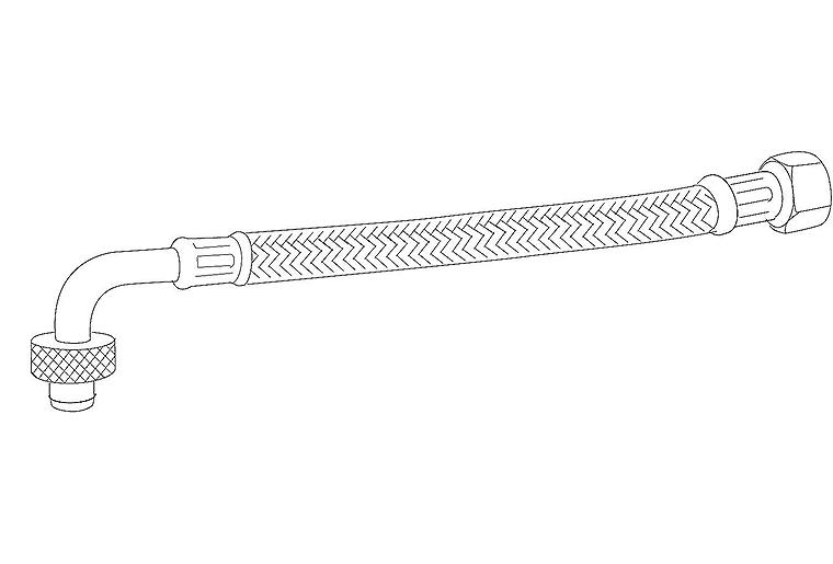 Evolut flexibler Anschluss- schlauch, 3/8" 2004-2014