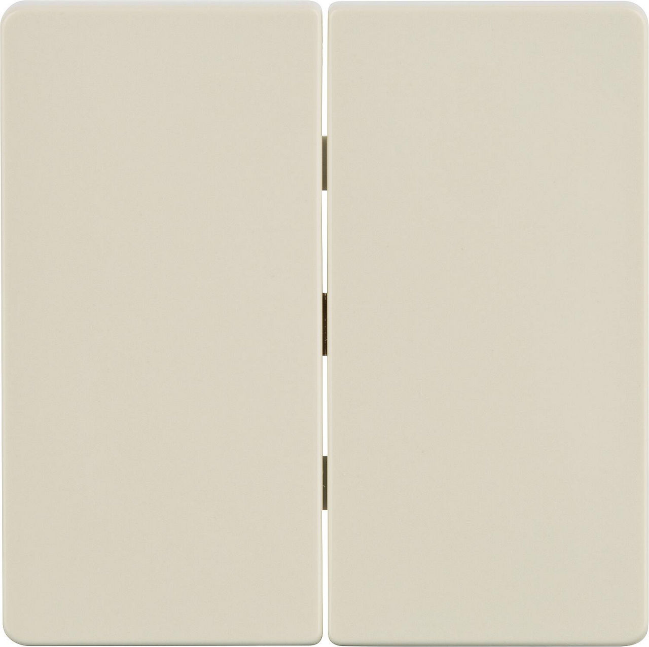 Wippe-2fach neutral elektroweiß/ 5 mm x 55 mm Schutzart IP20 / 1 Stück
