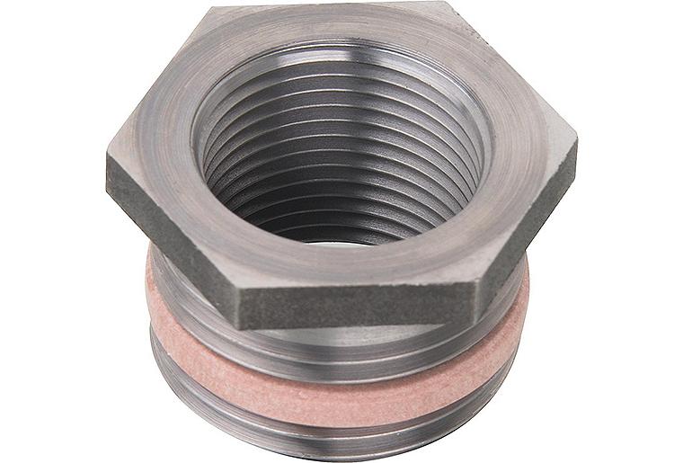 Reduzierstück DN25 (1") x DN20 (3/4"), mit PTFE-Dichtung Reduzierstück DN25 (1") x DN20 (3/4"), mit PTFE-Dichtung
