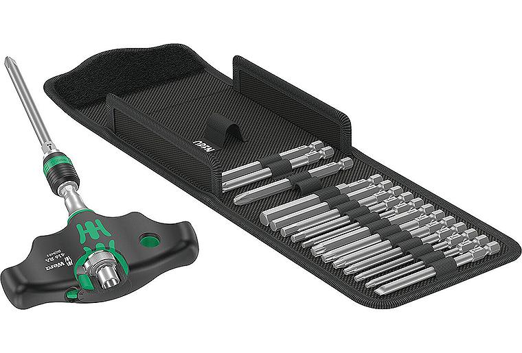 Quergriff-Schraubendreher-Set WERA Kraftform Kompakt 400 RA Set 1, 18-teilig