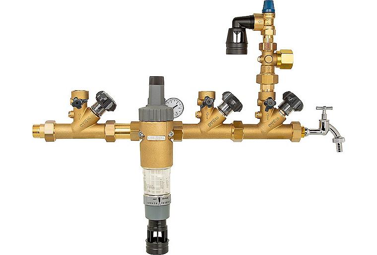 Hauswasserverteilsystem mit Rückspülfilter Colonia Hauswasserverteilsystem mit Rückspülfilter Colonia