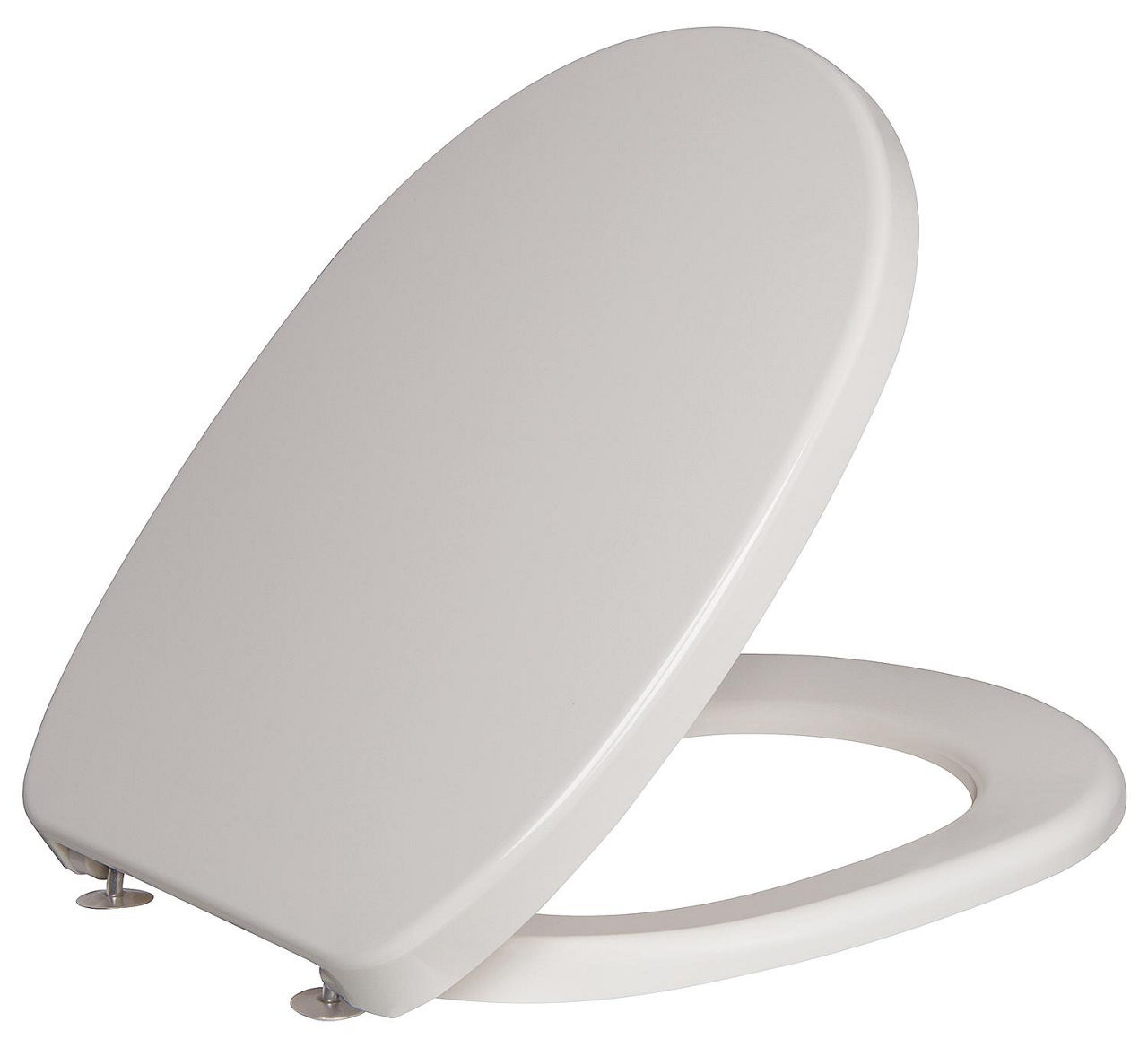 WC-Sitz Twist mit Edelstahlscharnier pergamon aus Duroplast WC-Sitz Twist mit Edelstahlscharnier pergamon aus Duroplast