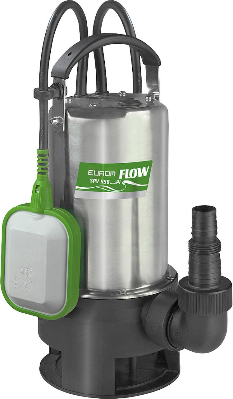 Schmutzwassertauchpumpe Flow SPV 550 mit Schwimmschalter Schmutzwassertauchpumpe Flow SPV 550 mit Schwimmschalter