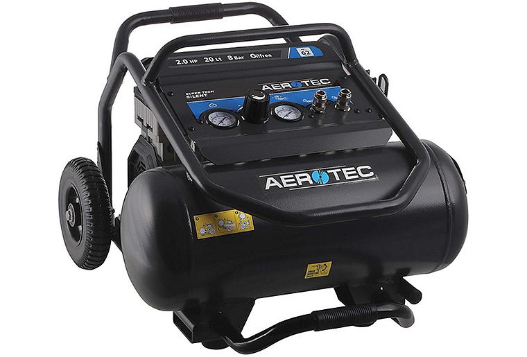 Montagekompressor AEROTEC SUPERTECH Silent, 8bar, 20 Liter ölfrei Montagekompressor AEROTEC SUPERTECH Silent, 8bar, 20 Liter ölfrei