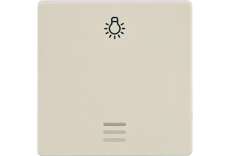 Wippe m. Symbol Licht u. Fenster elektroweiß/ 55 mm x 55 mm Schutzart IP20 / 1 Stück