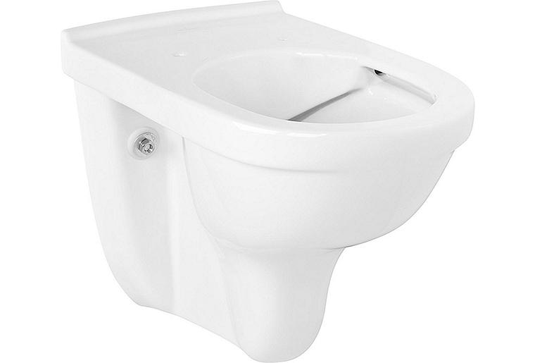 Wand-Tiefspül-WC V&B ViCare, 360x405x595mm, spülrandlos, erhöht (6cm), weiß Wand-Tiefspül-WC V&B ViCare, 360x405x595mm, spülrandlos, erhöht (6cm), weiß
