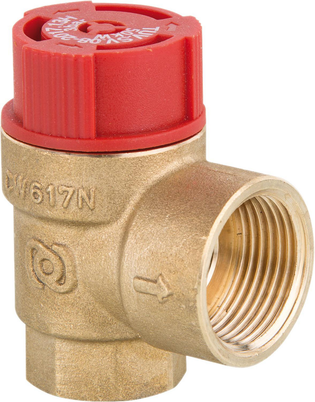 Membran-Sicherheitsventil EVENES für Heizung DN 15 (1/2") 2,5bar