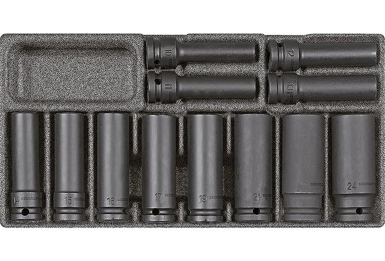 Satz Kraftschraubereinsatz GEDORE red 14-teilig 1/2"