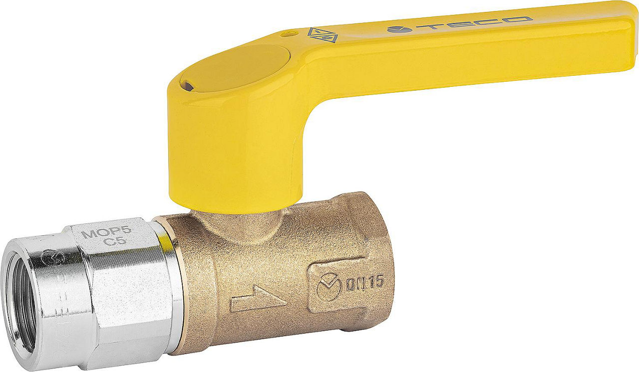 Kugelhahn mit thermischer Armaturensicherung 1 1/2"