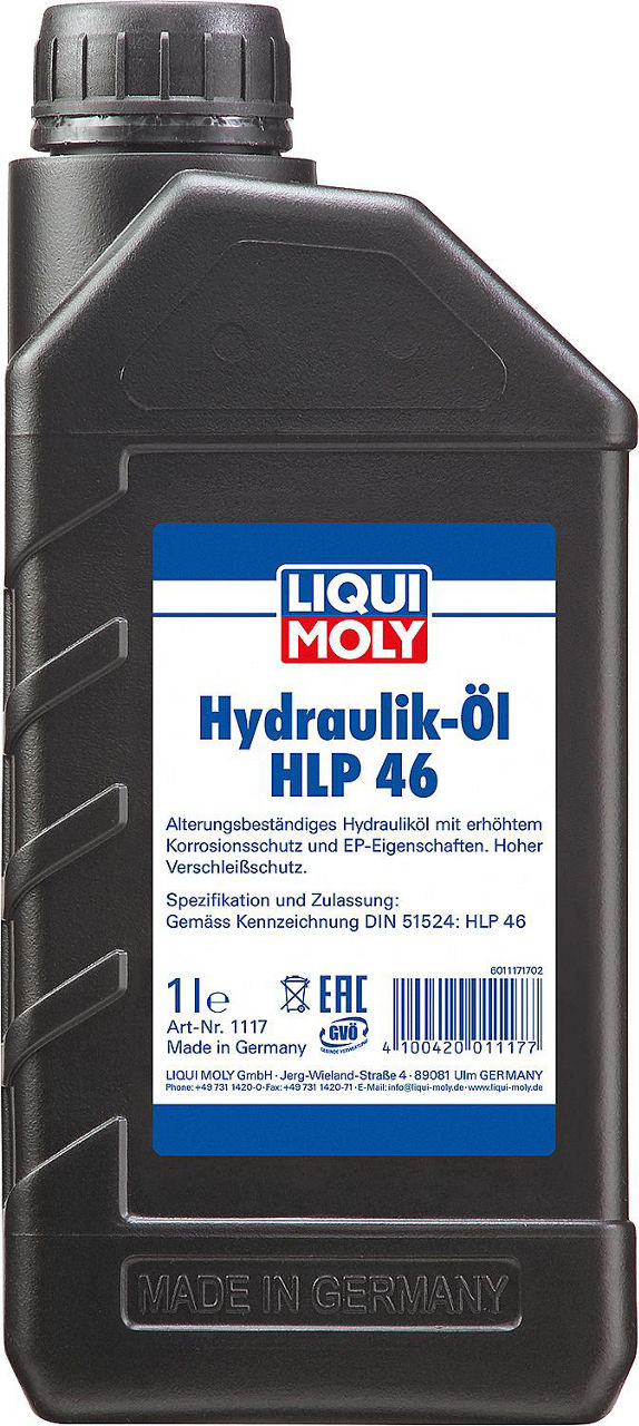 Hydrauliköl HLP 46 LIQUI MOLY 1l Flasche Hydrauliköl HLP 46 LIQUI MOLY 1l Flasche