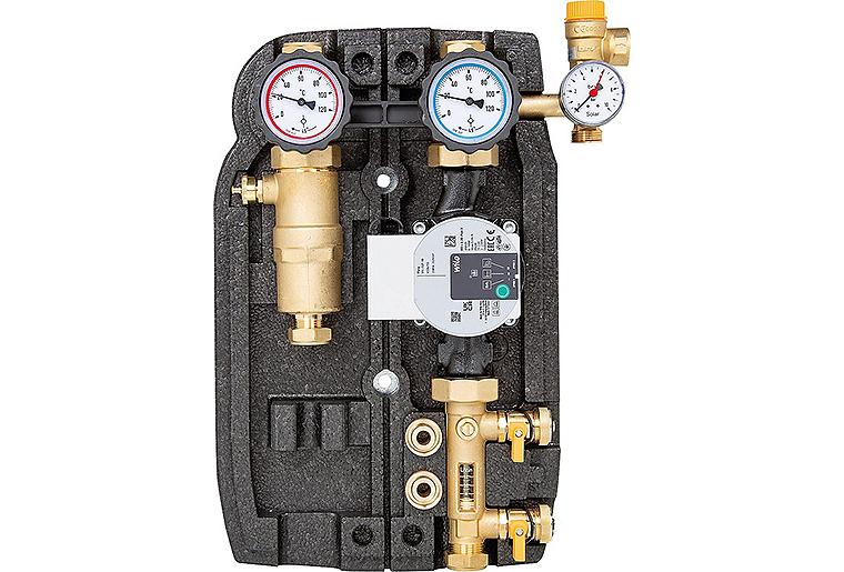 Solarstation Easyflow Basic 22mm Zweistrang, Wilo Para STG 25/7-50, 2-12 l/min.