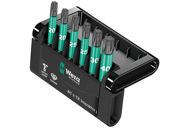 Bitset WERA Bit-Check Impaktor, diamantbeschichtet, 6-teilig Innen-TORX®