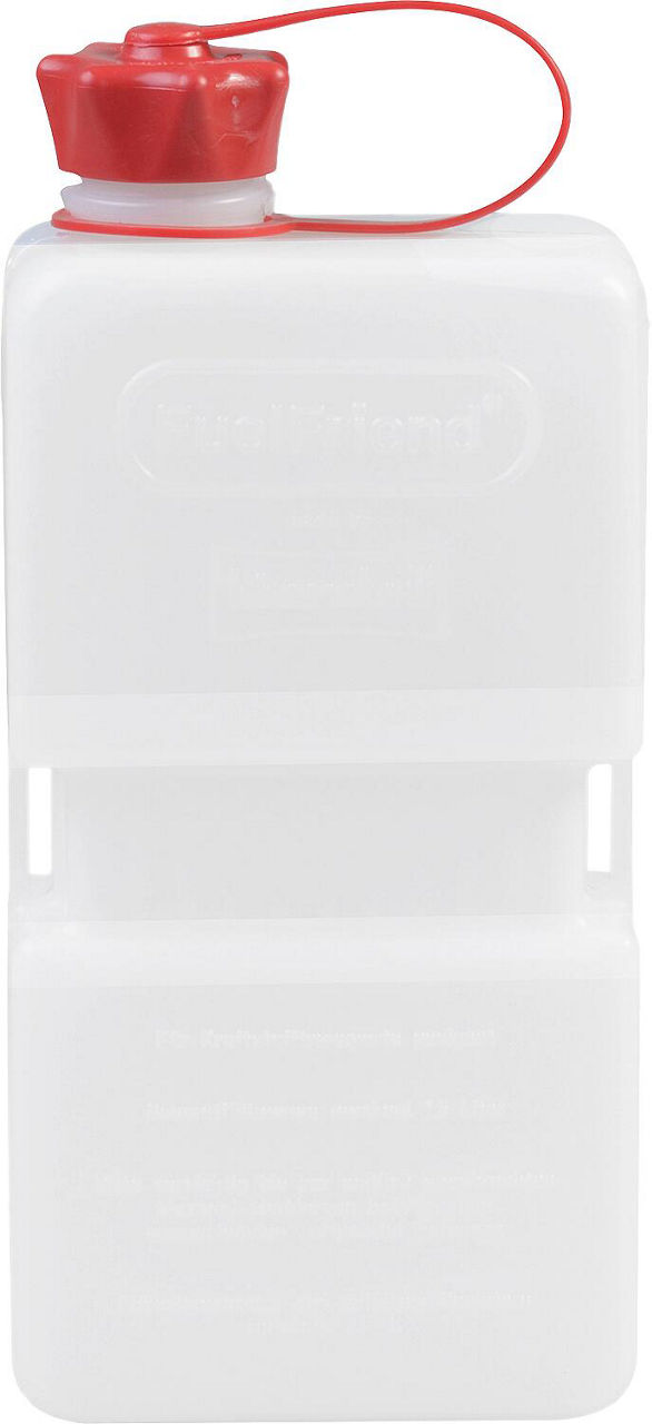Kanister FuelFriend PLUS 1,5l natur, mit roter Verschraubung Kanister FuelFriend PLUS 1,5l natur, mit roter Verschraubung