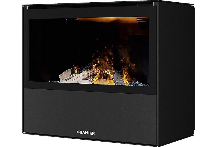 Kaminofen Oranier e-Ziva, schwarz, elektrisch, 3D-Flammeneffekt-Technologie