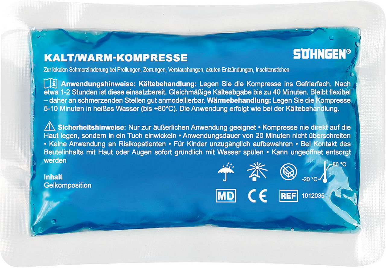 Thermo-Kalt/Warm-Kompresse klein 8 x 13 cm Thermo-Kalt/Warm-Kompresse klein 8 x 13 cm
