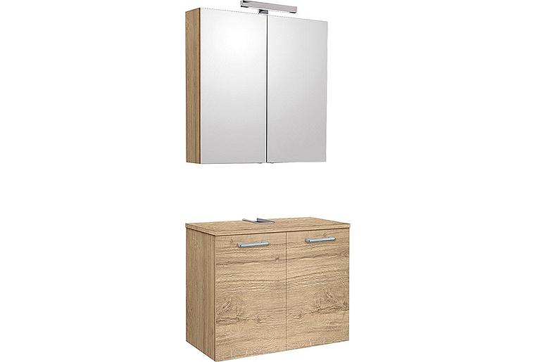 Badmöbel-Set ESTRA Serie MAA Asteiche, Breite 700 mm