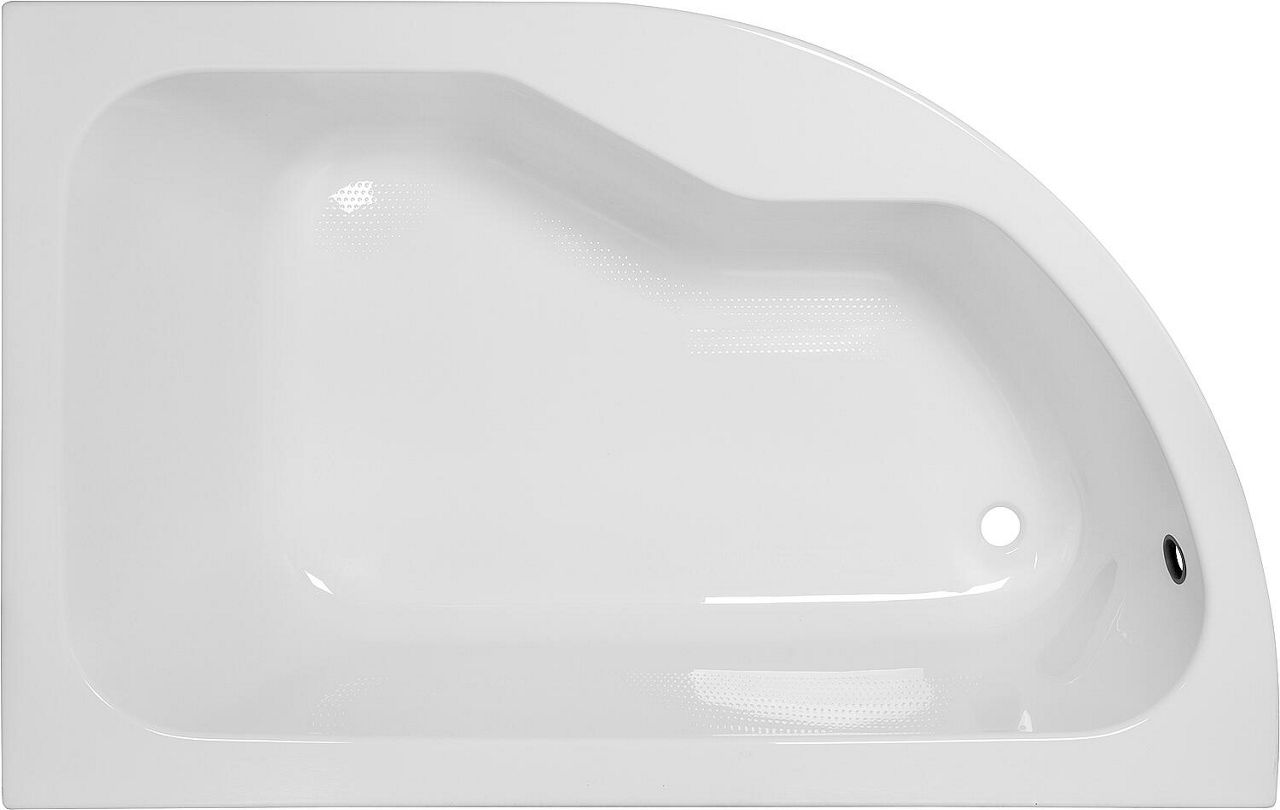 Eck-Badewanne Andelle Rundung links BxHxT: 1600x435x1000mm Inhalt: 243l, Acryl Eck-Badewanne Andelle Rundung links BxHxT: 1600x435x1000mm Inhalt: 243l, Acryl