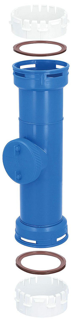 CondensBlue Revisionsstück inkl. Flexrohradaption DN 60 CondensBlue Revisionsstück inkl. Flexrohradaption DN 60