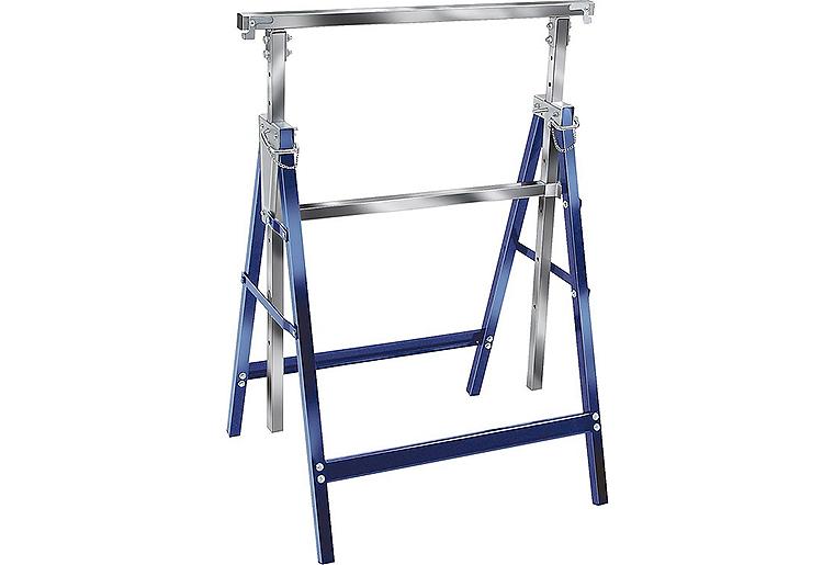 Teleskop-Arbeitsbock,MB 160 H faltbar, H. 82-130cm, max. 160Kg Auflagefläche max. 68cm