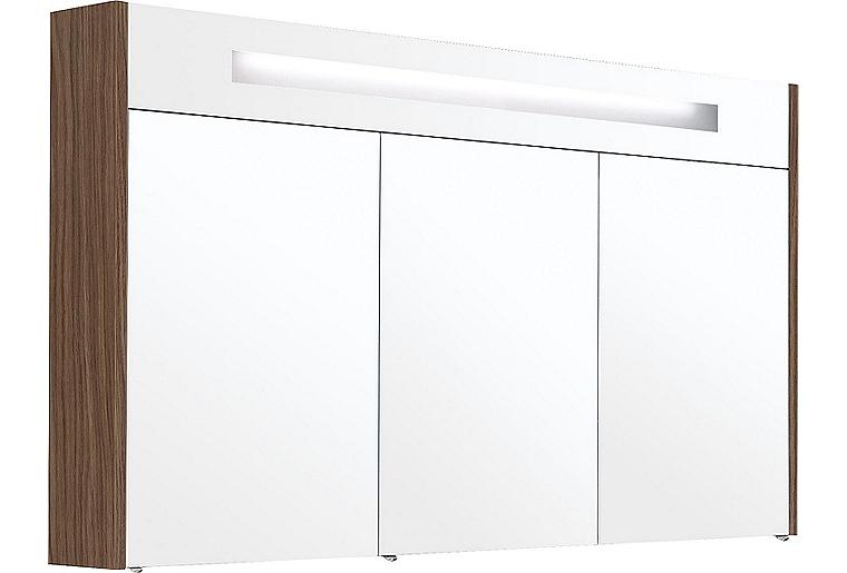 Spiegelschrank m. bel. Blende Eiche Khaki 3 Türen 1200x750x188 mm