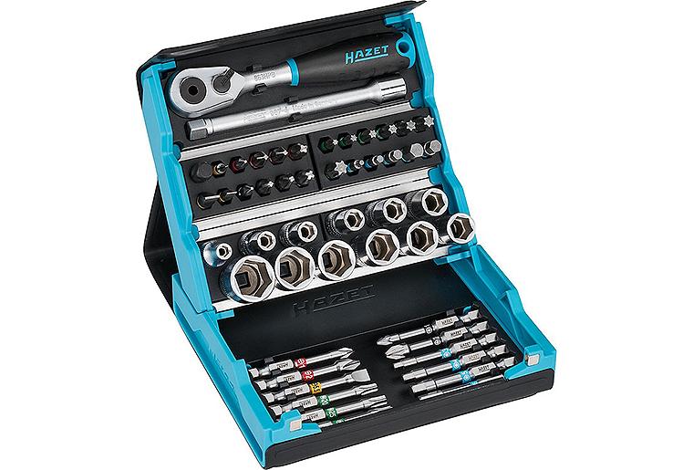 Bit-Set HAZET SmartCase 1/4" 50-teilig mit Bit-Knarre
