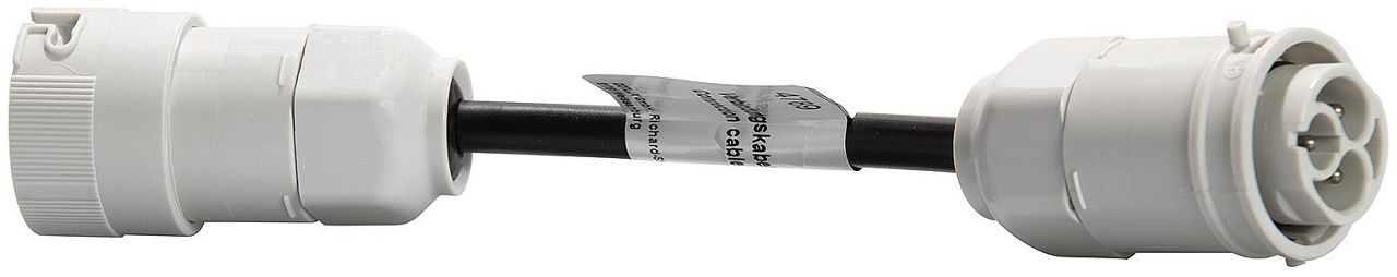 Verbindungskabel HIGHFORCE 3-polig 3x1,5mm² Stecker/Buchse 0,2m Verbindungskabel HIGHFORCE 3-polig 3x1,5mm² Stecker/Buchse 0,2m