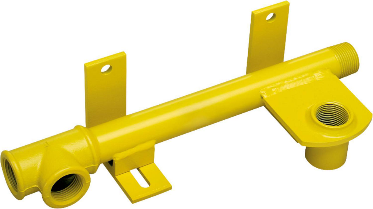 Rohr-Anschluss-Einheit RAE +ver- stellb.Wandhalt.,Durchgang DN40 (11/2")xAbgang DN25(1") Rohr-Anschluss-Einheit RAE +ver- stellb.Wandhalt.,Durchgang DN40 (11/2")xAbgang DN25(1")