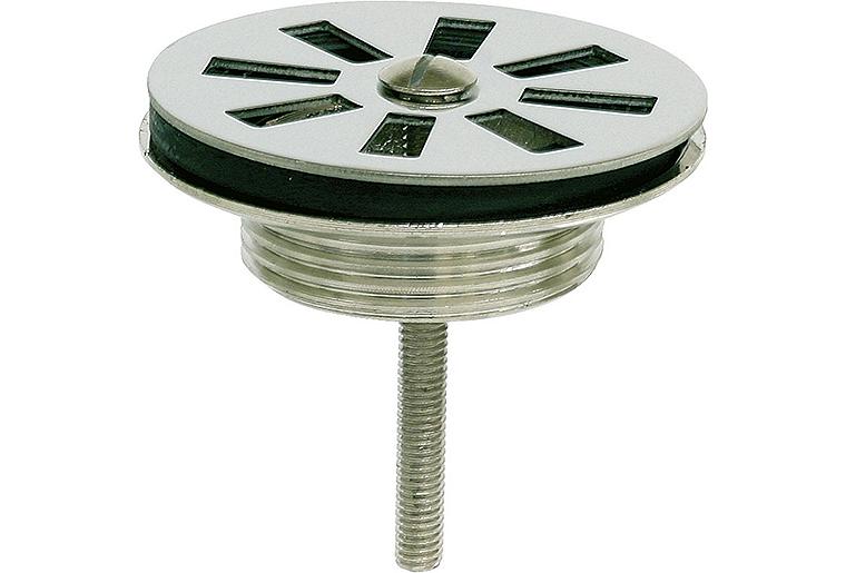 Universalventil 1 1/4" X 60 chrom Siebplatte aus Edelstahl Universalventil 1 1/4" X 60 chrom Siebplatte aus Edelstahl
