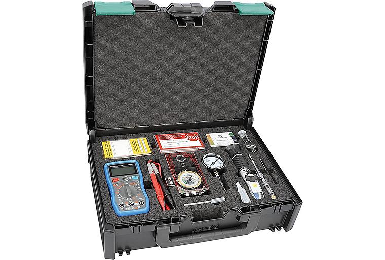 Solarprüfkoffer mit Handrefraktometer, Kompass Multimeter, Prüfstreifen Solarprüfkoffer mit Handrefraktometer, Kompass Multimeter, Prüfstreifen